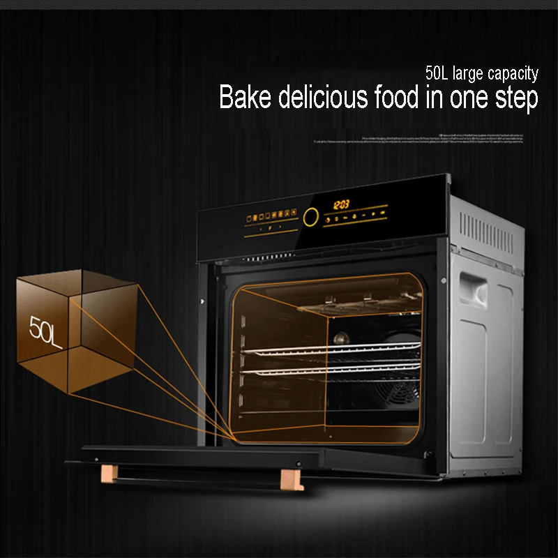 

Встроенная электрическая духовка, Бытовая Автоматическая духовка для выпечки, 50 л, пищевой автомат, передвижной торговый автомат, арахис