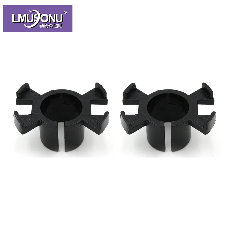 

LMUSONU 2Pcs/Lot HID Xenon Lamp Card Deck Base for Odyssey H1 and Geely Global Hawk GC7EC715 Black Car Headlight Base