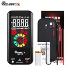 Мультиметр muтабурет MT13 с цветным экраном 3,2 дюйма, цифровой, 9999 отсчетов, мультиметр True RMS, тестер напряжения со встроенным аккумулятором