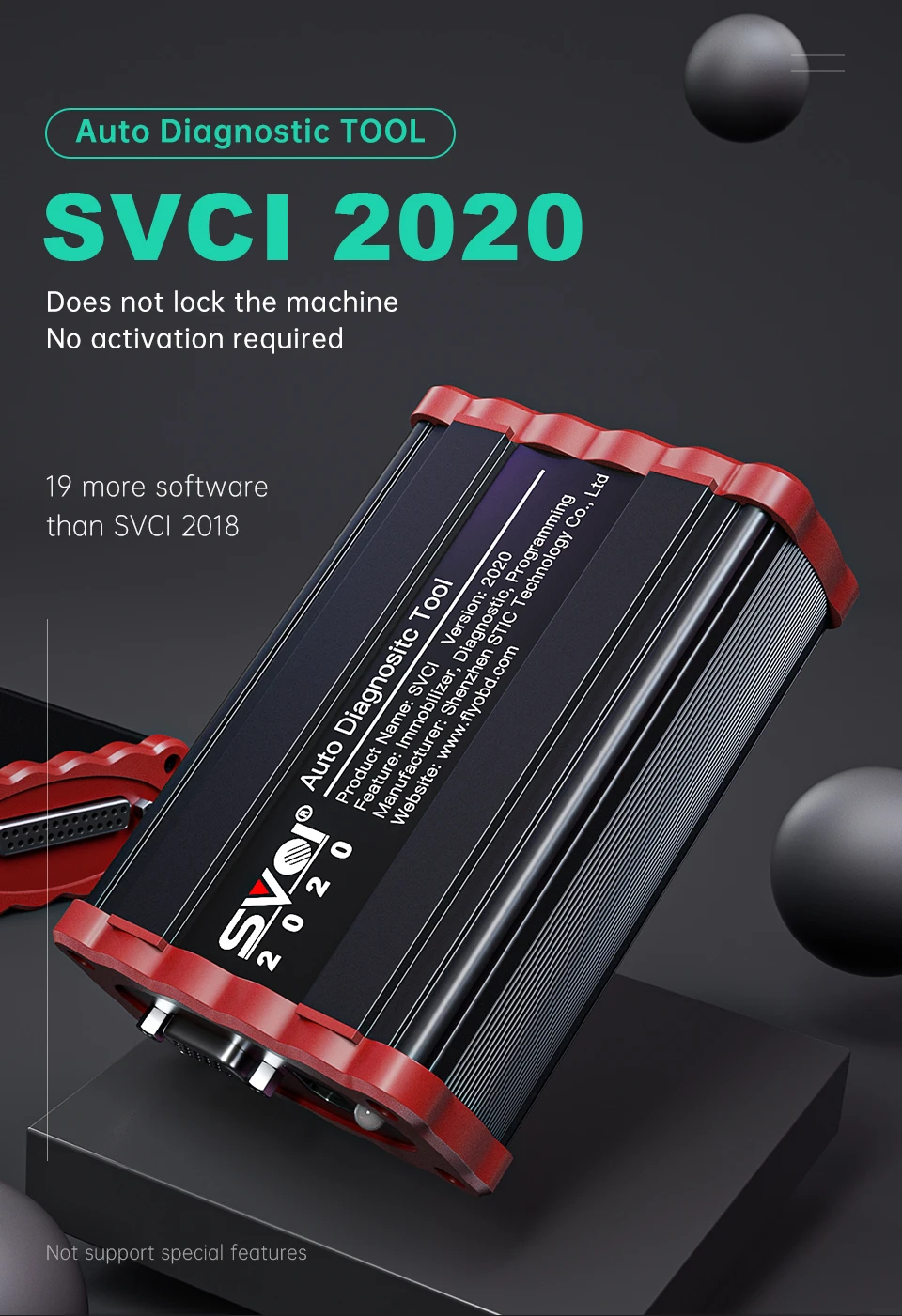 Диагностический прибор SVCI2020 FVDI 2020 полный сканер abrits с функциями программного