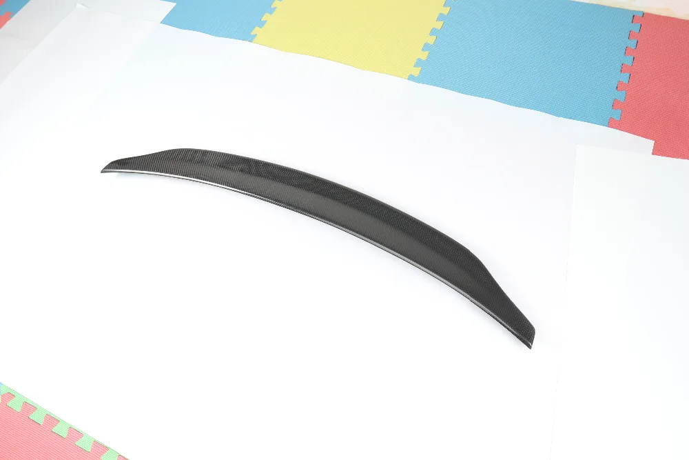 Углеродное волокно заднее крыло багажника выступ Спойлеры для Audi A4 S4 B9 Non Sline