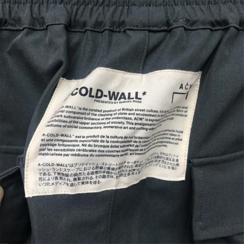 

A-COLD-WALL ACW Pants Men Women Detachable bIG Pocket Streetwear Sports Pants Joggers Sweatpants Trousers A-COLD-WALL Pants