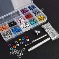 grommet kit 540pcs 316 inch multi color metal eyelets grommets set with 3 setting tools for clothes leather crafts diy projects