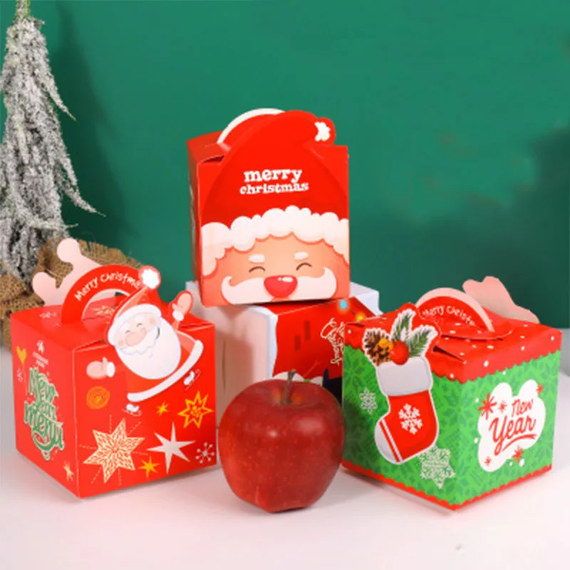 Рождественская наклейка в рулоне Санта Клаус снеговик олень рождественский