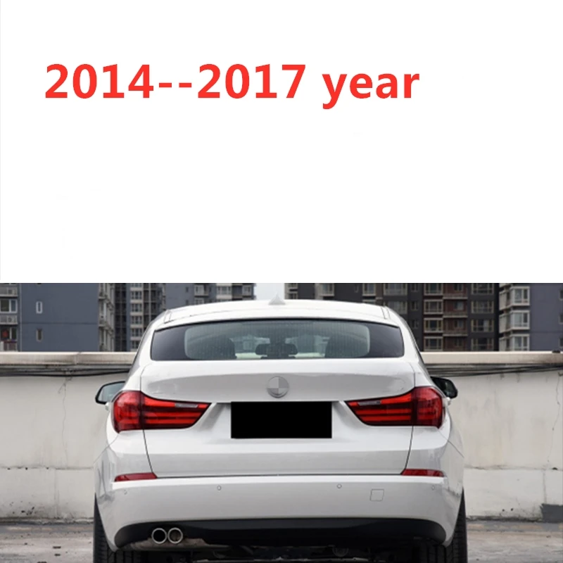 Спойлер для BMW 5 серии GT F07 2010-2017 года глянцевый черный из настоящего углеродного