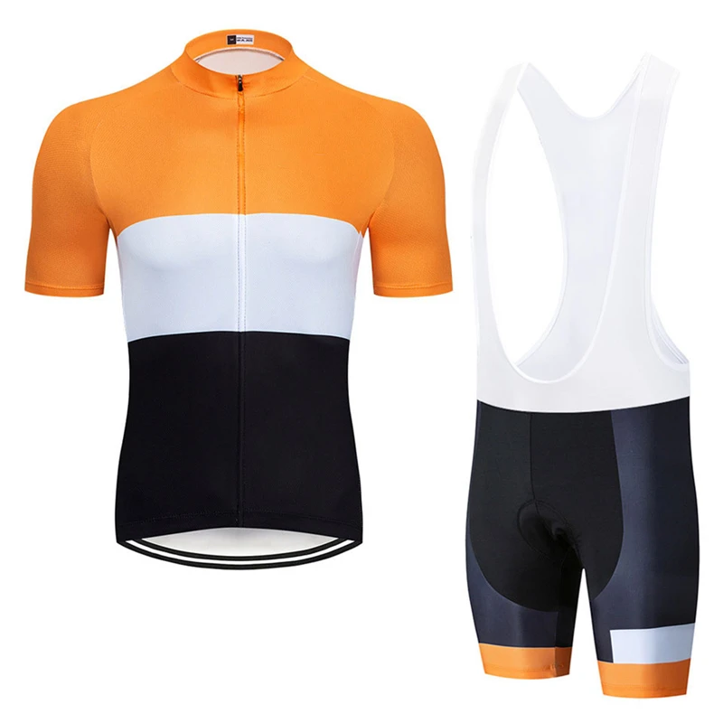 

Велосипедный комплект из джерси 2021, одежда для велоспорта, Летний дышащий Удобный и впитывающий пот костюм для велоспорта с коротким рукаво...