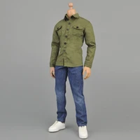 16 scale army green shirt jeans clothes accessories for 12 inch male action figure