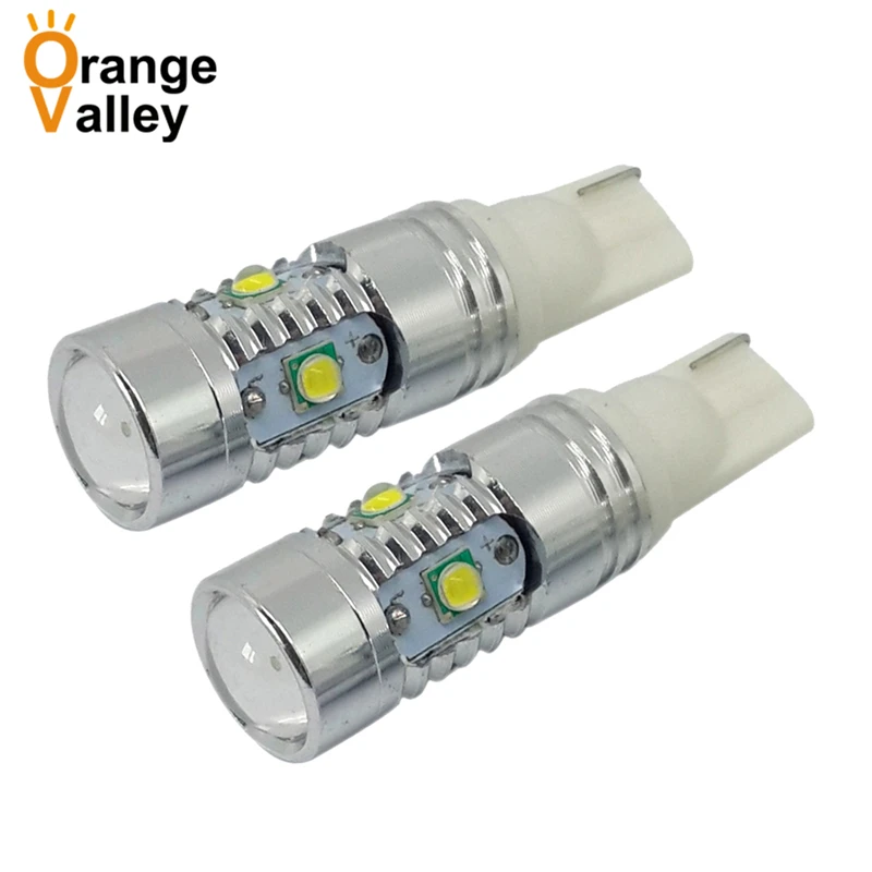 2 шт. супер яркость белый высокая мощность XP E T10 194 W5W 912 921 T15 светодиодный фонарь