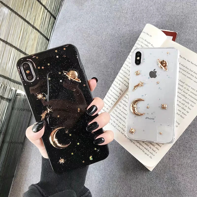 Чехол-накладка для iPhone 6 6s 7 8 Plus 10 11 12 Mini Pro X XS XR Max SE силиконовый с блестками |