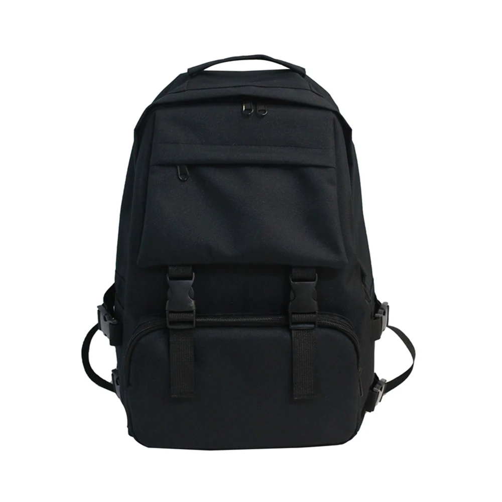 

2020 Fashion Backpack Unisex Nylon Waterproof Laptop Backpack Black Large Capacity Campus Textbook Bag Travel Climbing Backpack