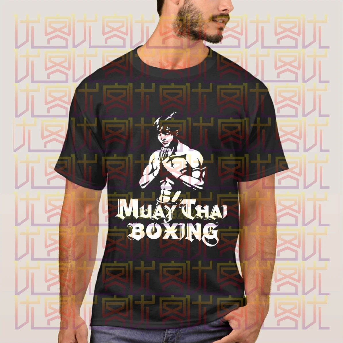 Новинка 2020 летняя одежда Muay Thai Boxer с логотипом 100% хлопок Повседневная футболка