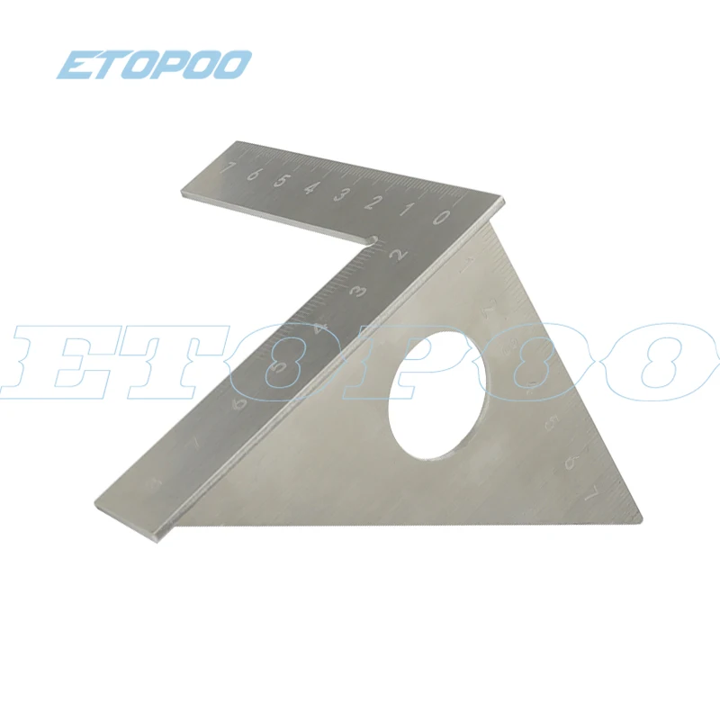 Многоцелевая деревообрабатывающая линейка из нержавеющей стали под углом 45