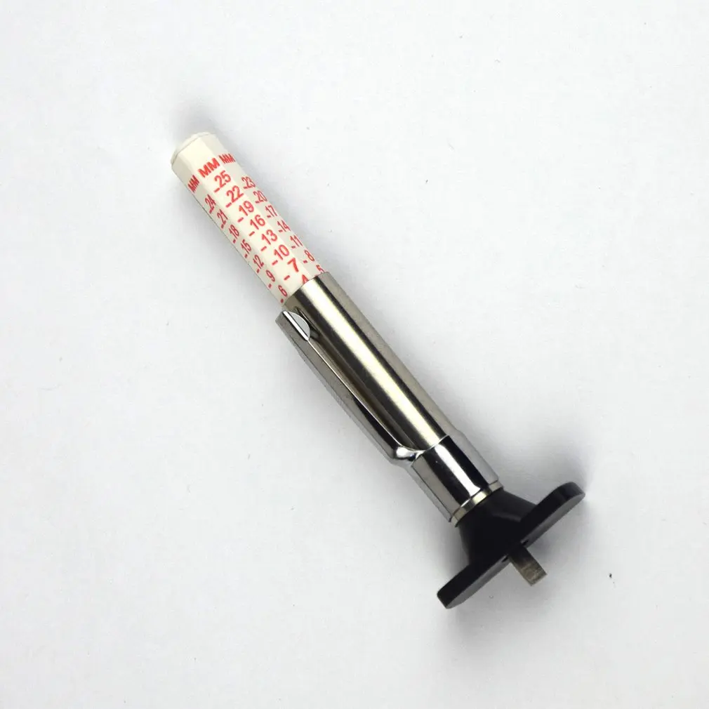 

Tire Pattern Depth Pen Color Coded Universal Tire Tread Depth Measurement Tool Cylindrical Gauge Measuring Tool 0-25mm