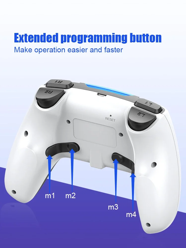 

Newly Designed with PS5 Style Wireless Game Controller For PS4 Game Console gamepad