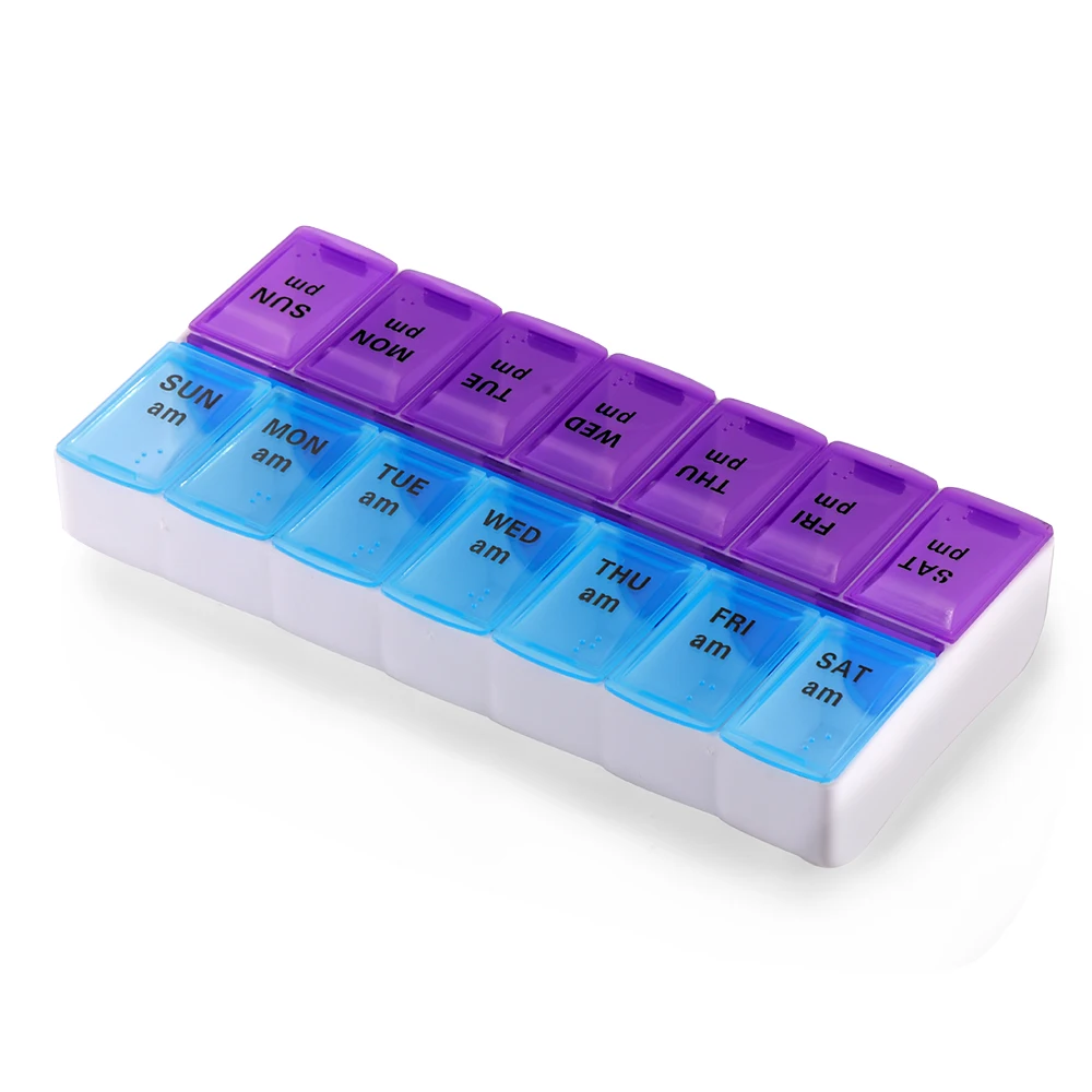 7 Days Weekly Pill Case Medicine Tablet Dispenser Organizer Box Splitters Storage Container | Дом и сад
