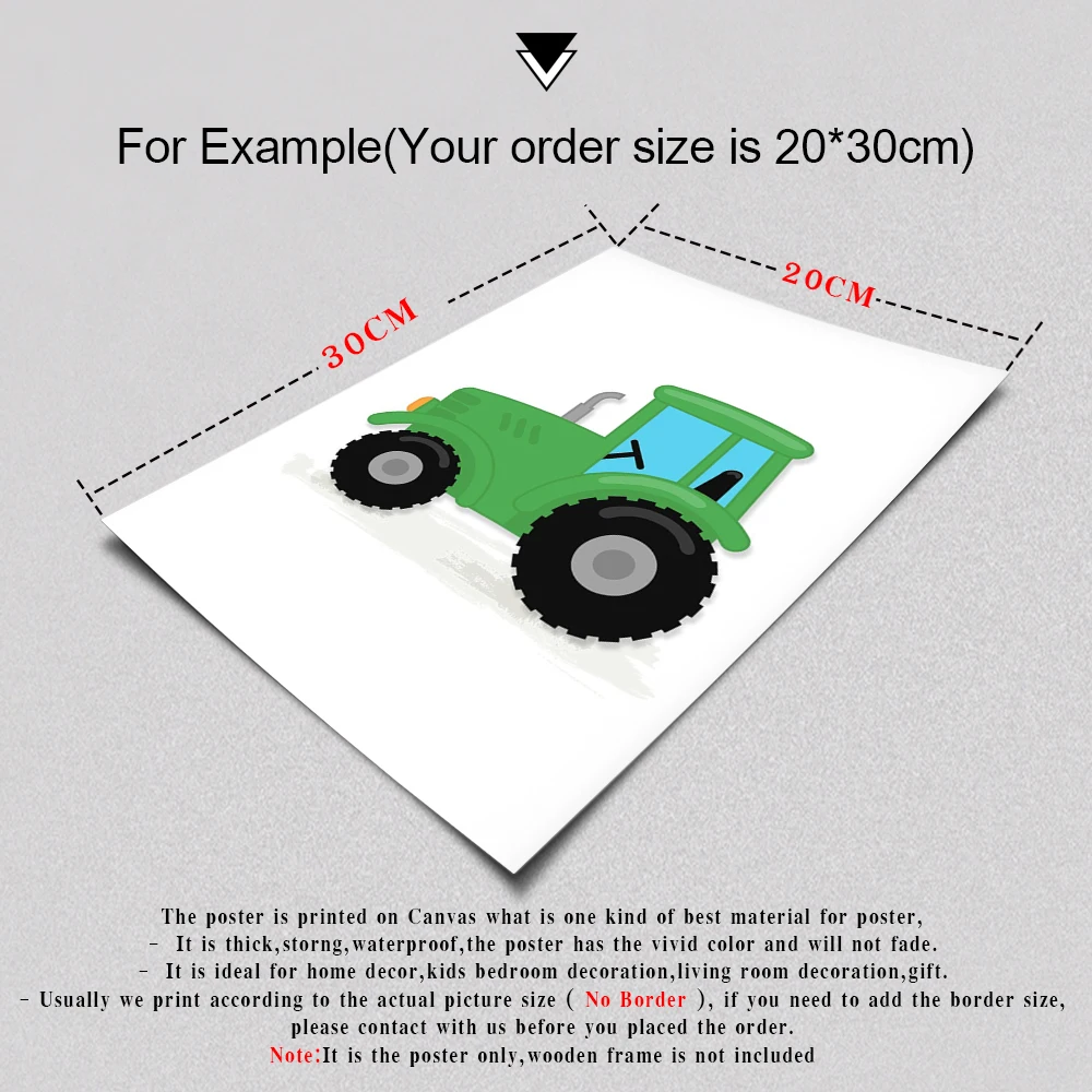 Картина на холсте с мультипликационным автомобилем настенные картины