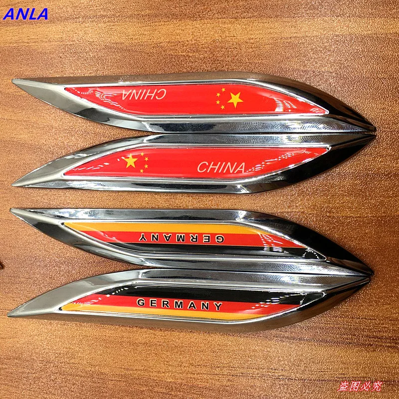 2 шт. = 1 комплект значок из металлического цинкового сплава с национальным флагом