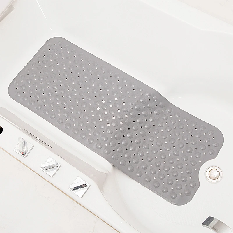 

1 Pcs Bathroom Mat Self-Priming Silicone Bathroom Mats Bath Artifact Back Massage Cushion Bathtub Non-slip Massage Pad