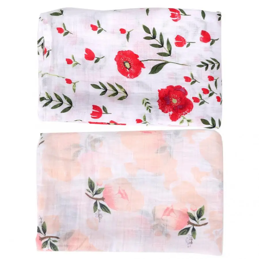 Хлопковые детские пеленки 120x120 см мягкие одеяла для новорожденных ванной