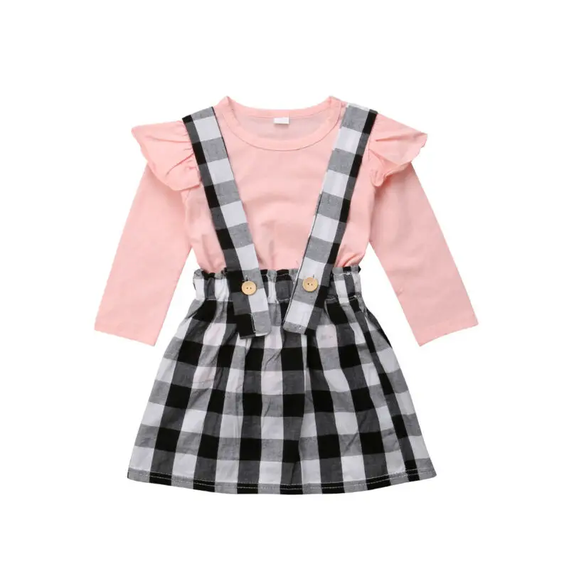 2 шт. детское платье с длинным рукавом на возраст 0 5 лет|Комплекты одежды для