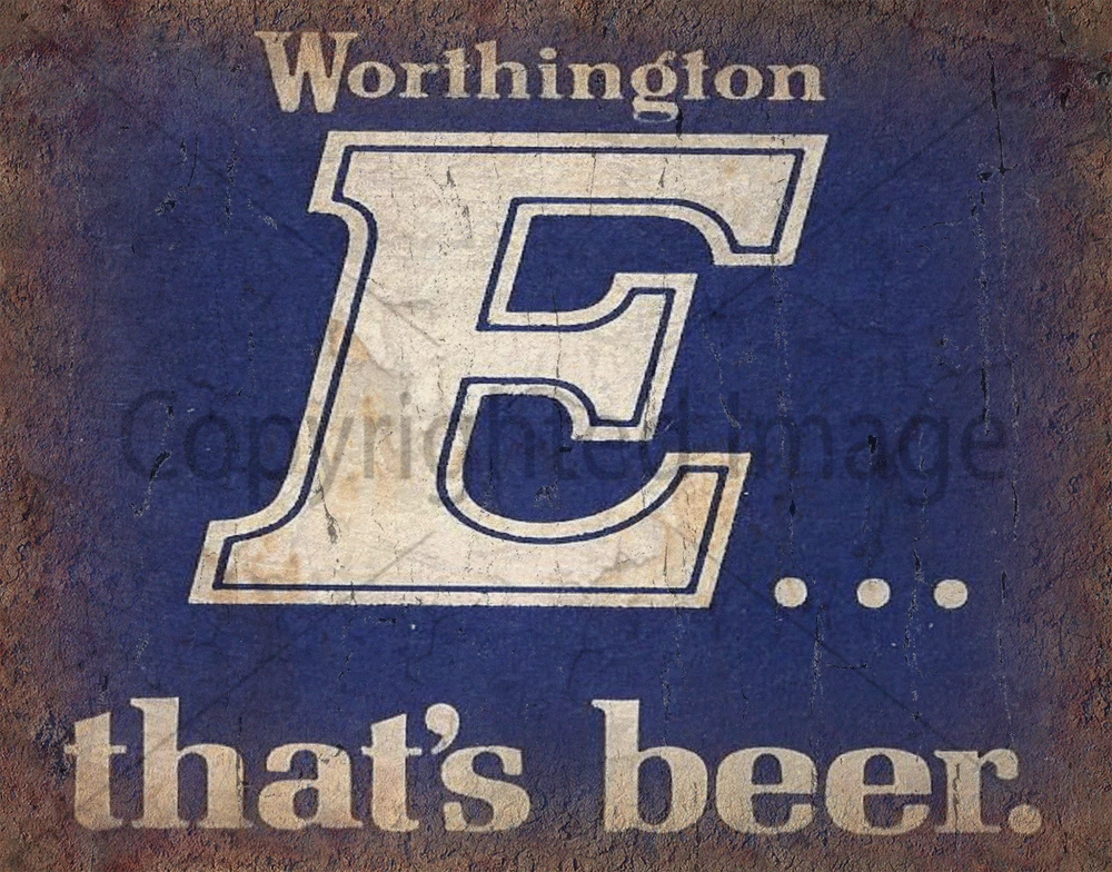 

Worthington's E Beer VINTAGE RETRO METAL TIN SIGN POSTER WALL PLAQUE