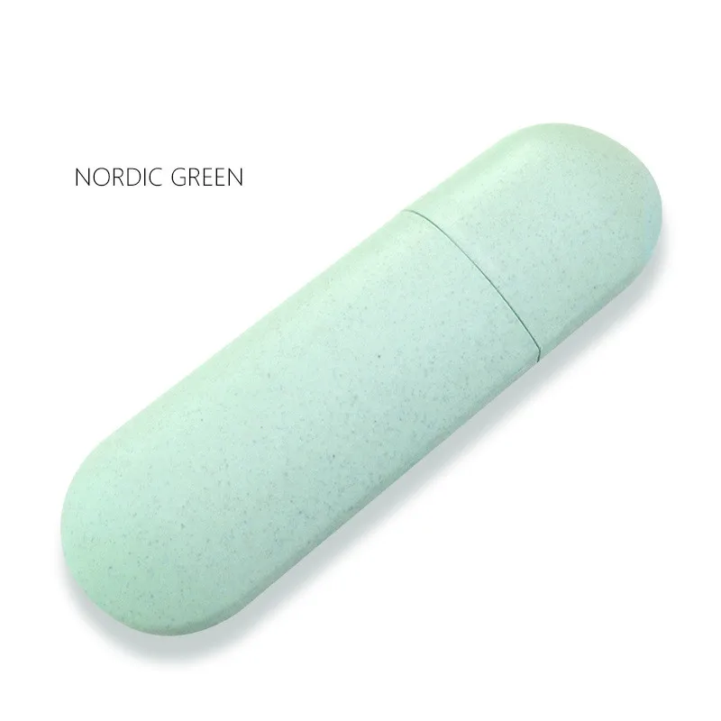 Green 1 шт. портативная коробка для хранения зубных щеток походная зубная щетка чехол Чехол безопасность здоровье ванная комната коробка для хранения Органайзер - Цвет: Green