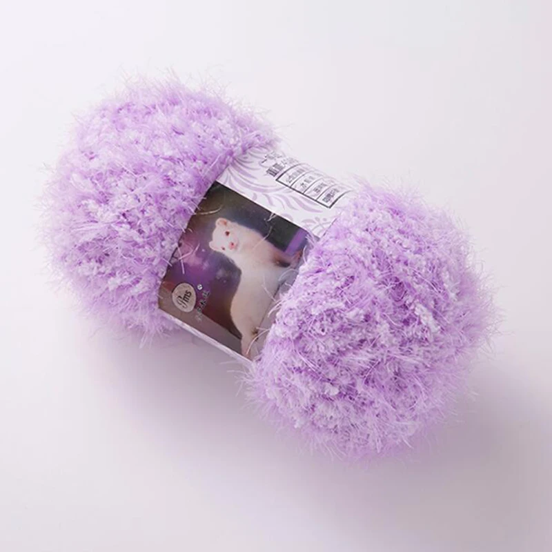 Новая пряжа из искусственного меха с мохером, шерстью кашемира, для ручного вязания и крючком свитера для младенцев, 100 г.