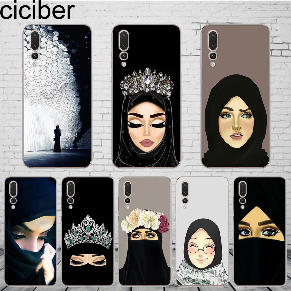 Ciciber Мусульманский Исламский девушка чехол для Huawei P30 P20 P10 P9 P8 Lite Pro Plus 2017 P smart 2019