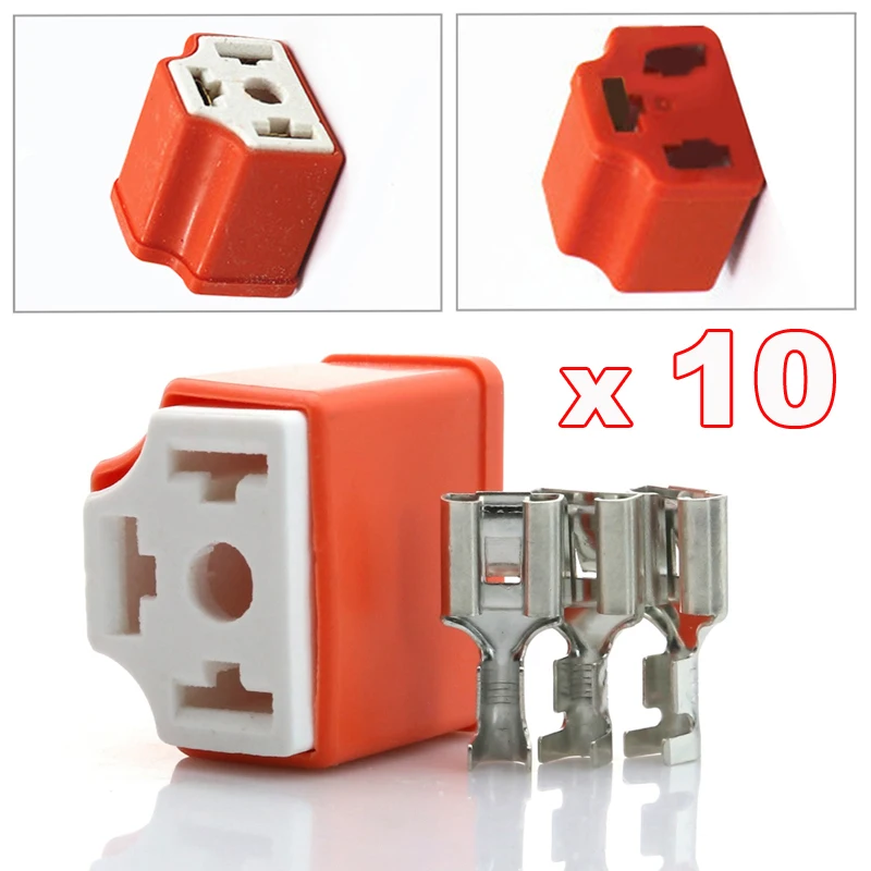 

Replacement Headlight Socket Trucks Waterproof 40Pcs Cars Connector Kit