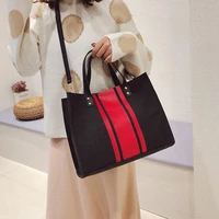 high quality vintage canvas cloth lady shoulder bags for women korean female large shopper crossbody woman bag womens handbags