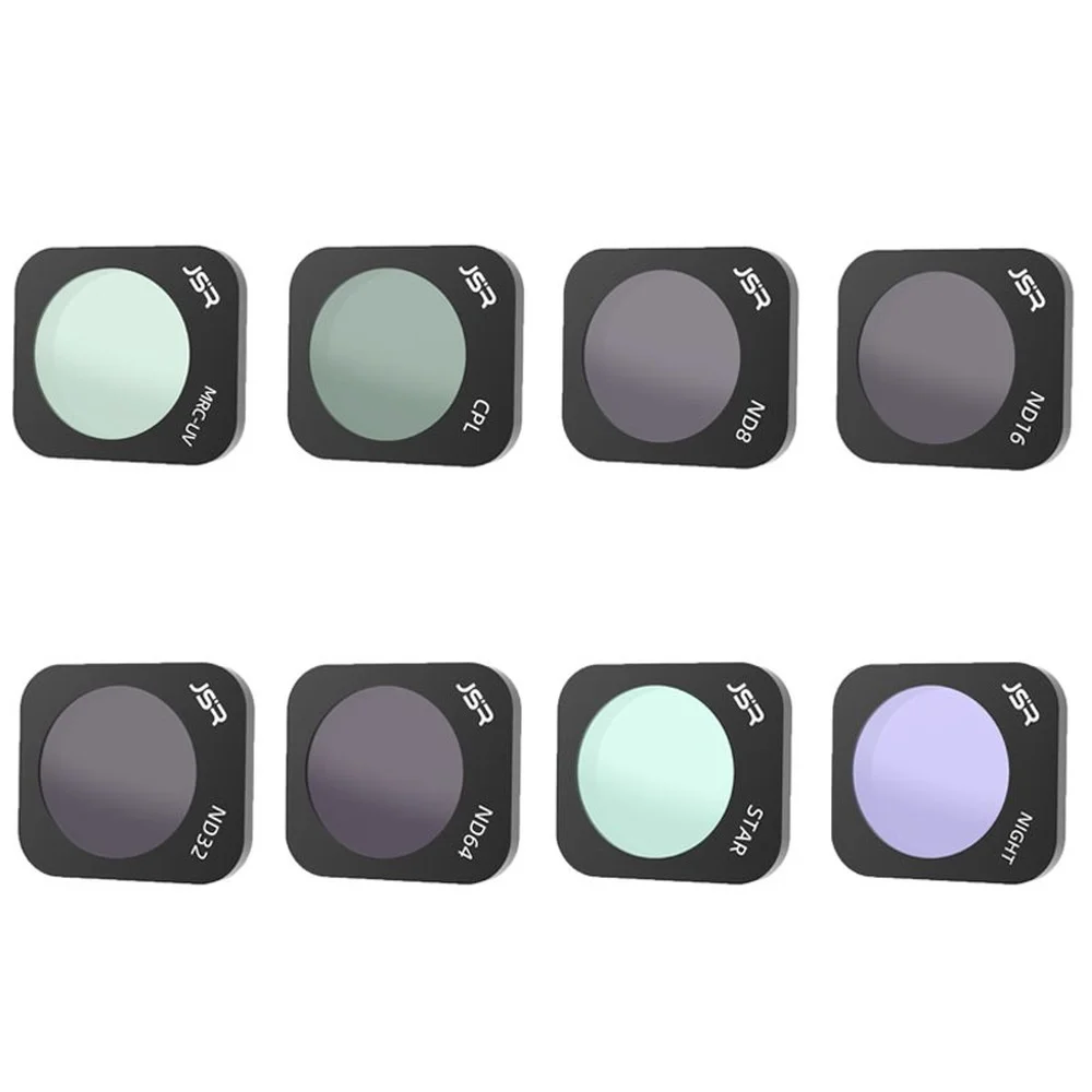 Комплект фильтров 8 в 1 для объектива Hubsan ZINO Mini PRO UV CPL Star Night ND8 ND16 ND32 ND64 линзы с