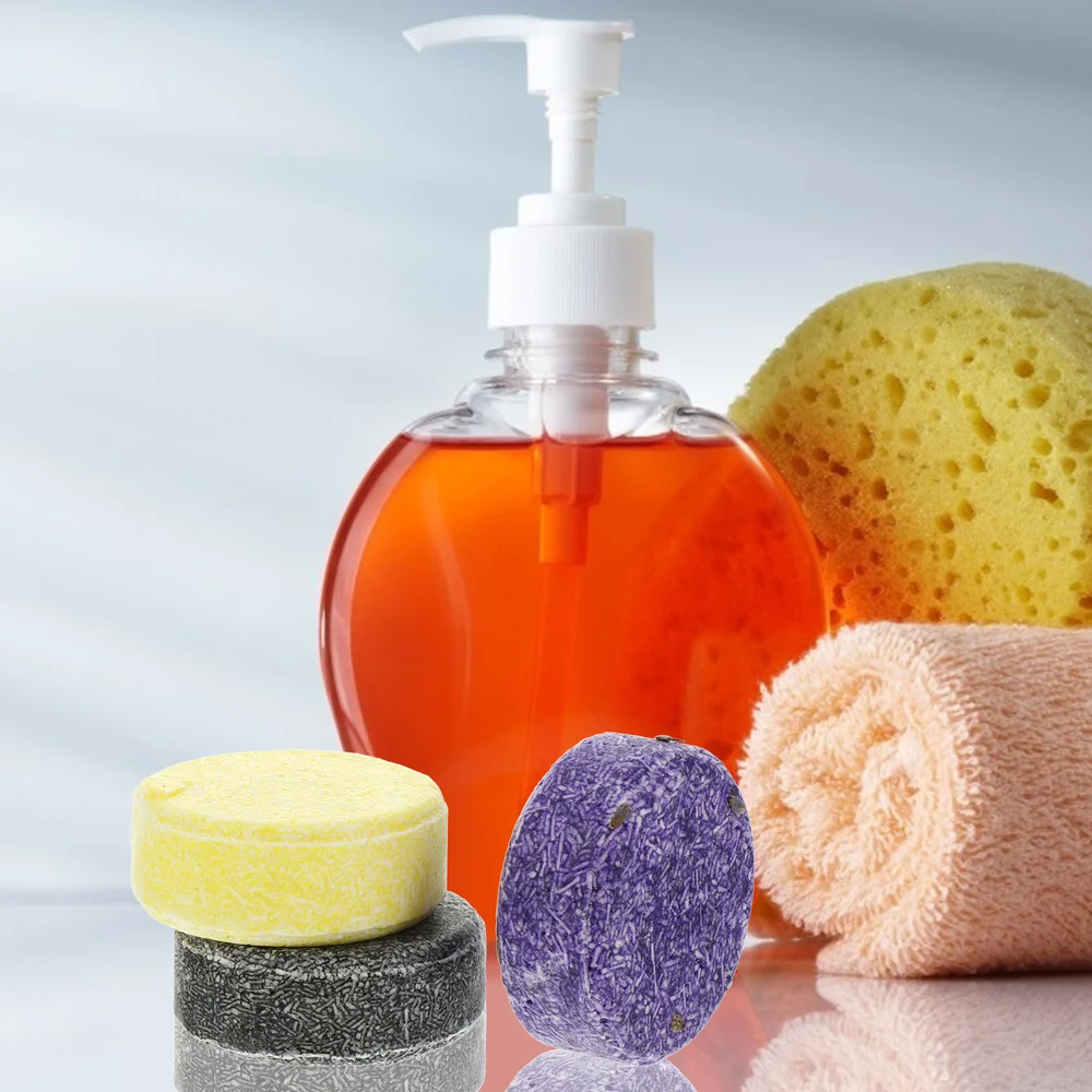 

3pcs Hair Shampoo Bar Oil Control Shampoo Soap Essential Oil Hair Soap