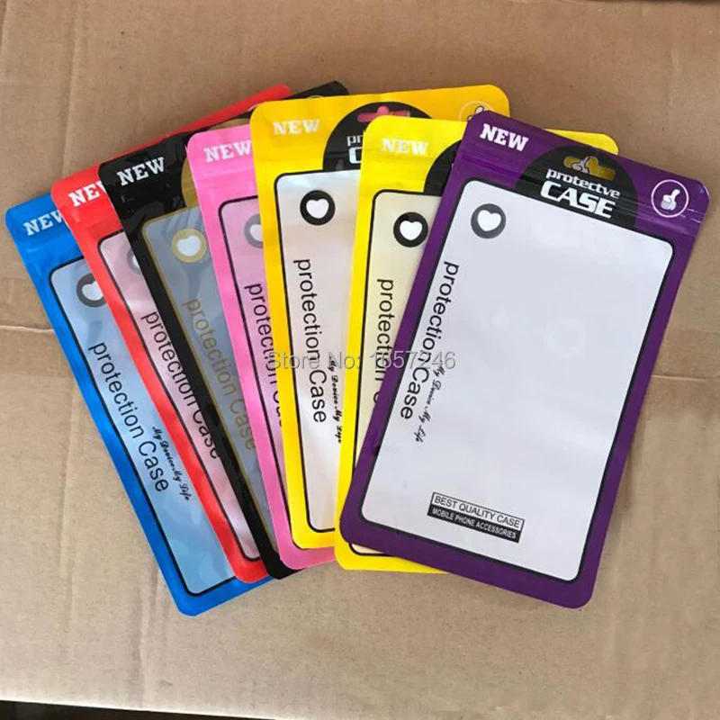 100 шт. чехлы для телефонов желтые/розовые/синие|Подарочные сумки и упаковка| |
