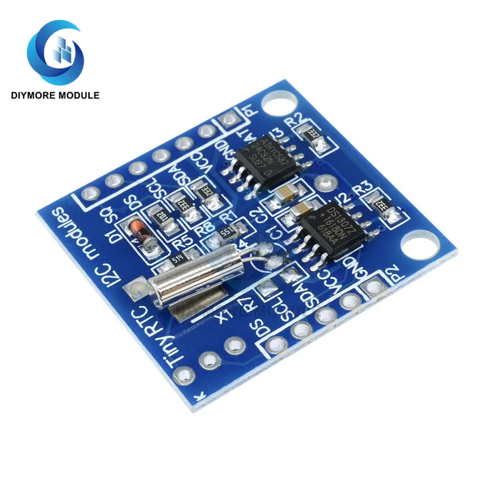 Модуль часов I2C DS1307 RTC в режиме реального времени 56 бит SRAM программируемый выход