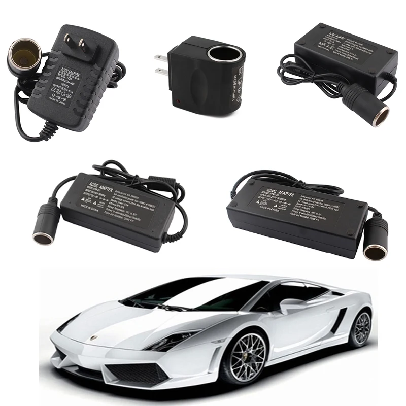

Car Cigarette Lighter,Converter AC 220V DC 12V Car Power Adapter Supply,Socket Auto Car Cigarette Lighter,EU US 0.5A 1A 5A 10A