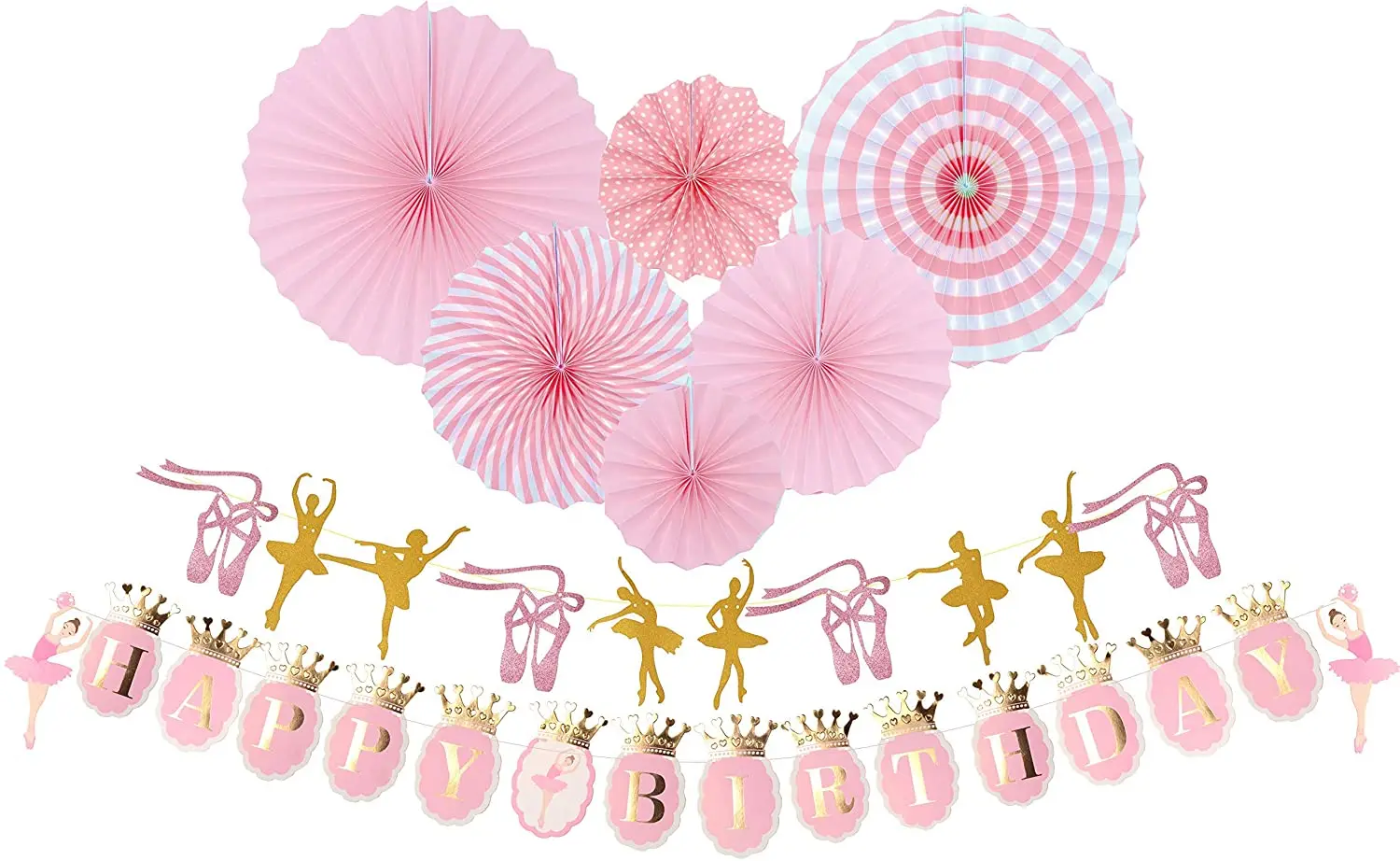 Вечерние балетные принадлежности для маленьких девочек баннер дня рождения