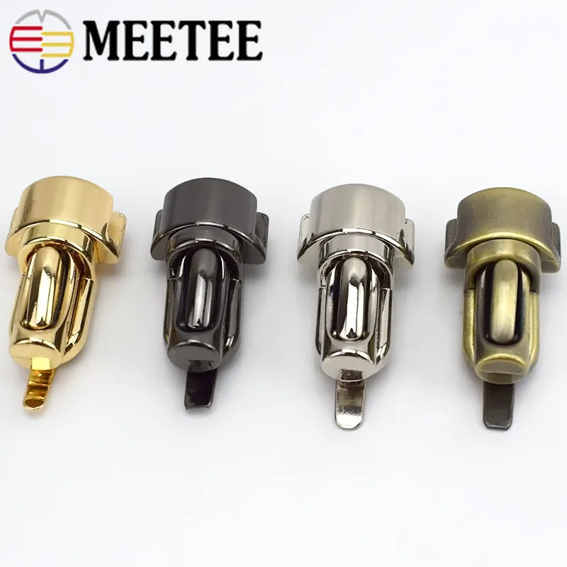 2/5 шт Meetee металлические закручивающиеся закрученные замки Сумка пряжки застежки
