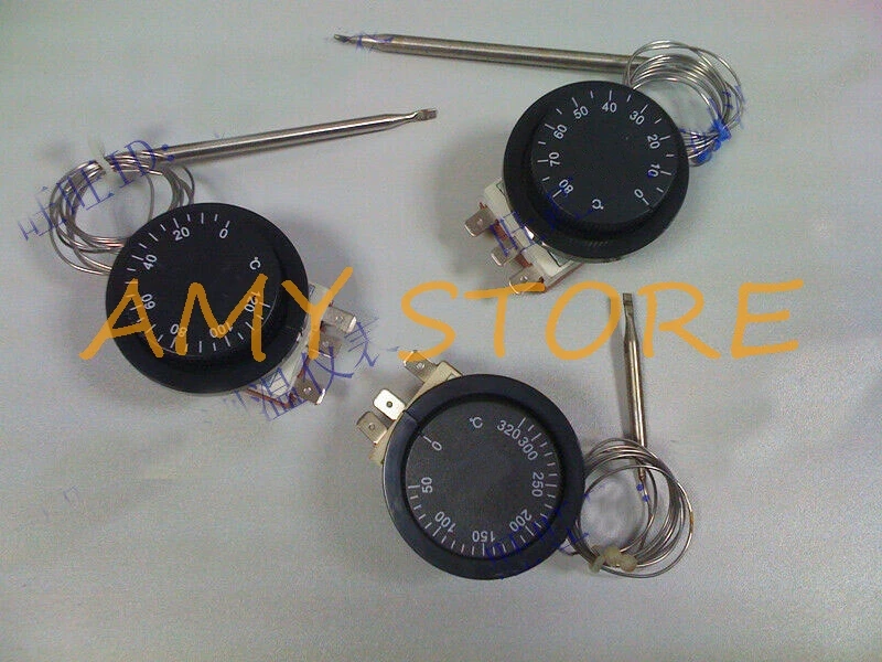 3 контактный термостат с контрольной ручкой температуры 1 шт. 250 В 20 А 0 40C50C80C90C120C 150C