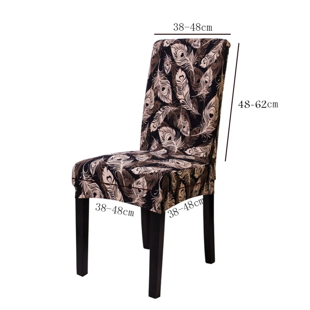 Универсальные чехлы на стулья с принтом эластичный чехол из спандекса для стула