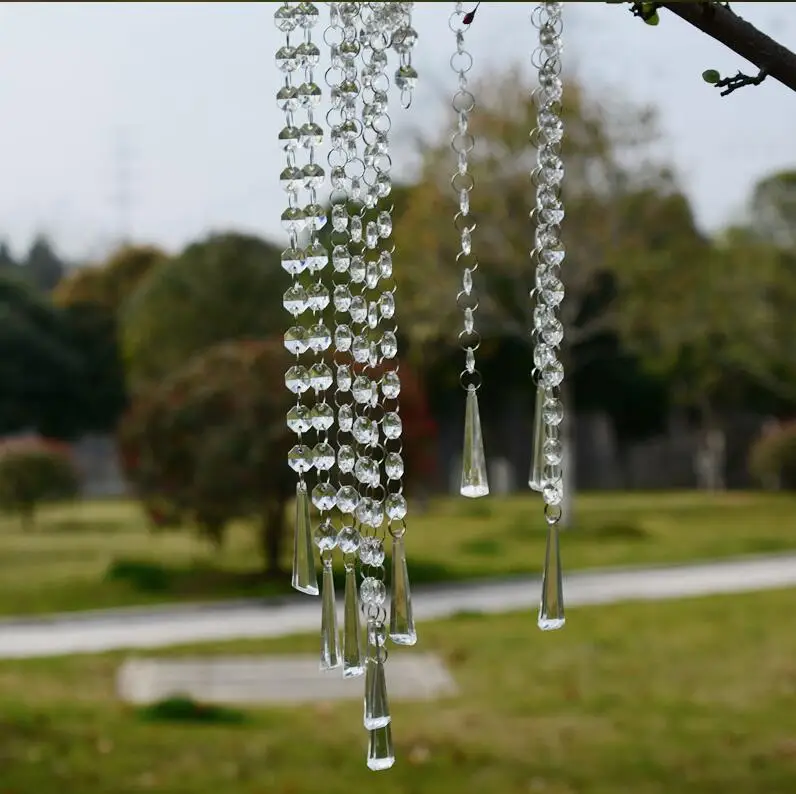 

Камаль 30 шт. L50CM акриловые хрустальные бусины нить Висячие капли призмы Гирлянда Люстра домашвечерние занавес свадьба