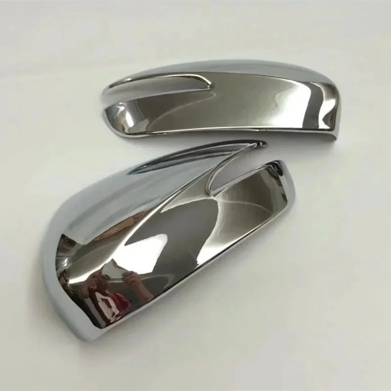2 шт. L/R яркий серебристый хром зеркало заднего вида декоративное покрытие для Mazda