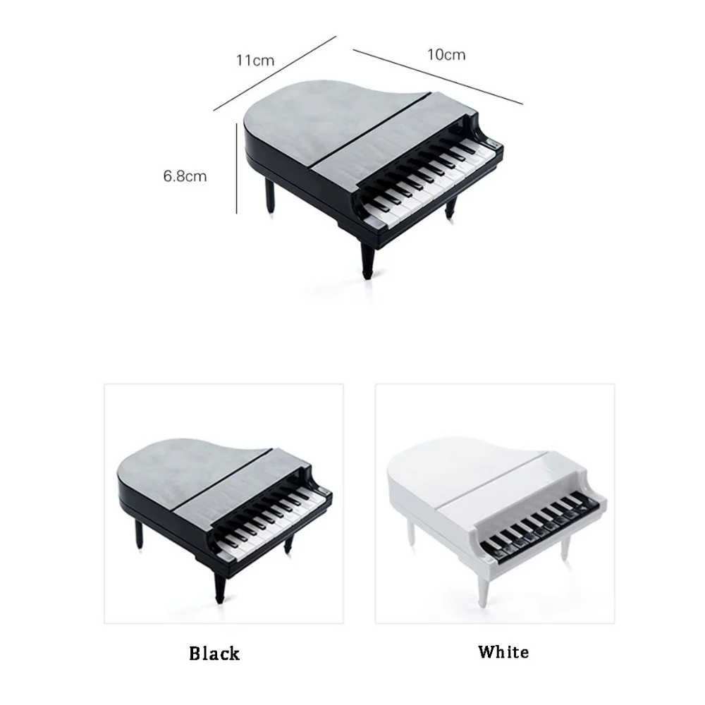 ADOREHOUSE Mini Piano Fruit Forks Black White Fork For Dessert Cake Creative Home Decoration Party Supplies Tableware | Дом и сад