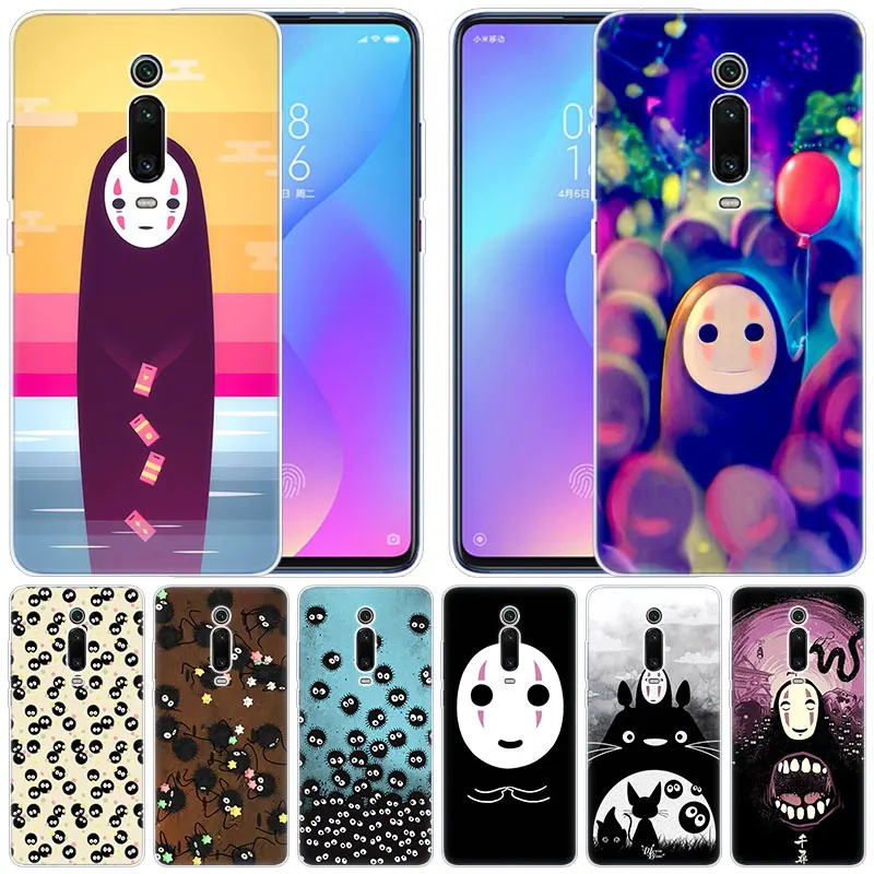 Мягкий силиконовый чехол с аниме Spirited Away No Face для Xiaomi Pocophone F1 Mi 9T Pro CC9 CC9E 9 9SE 8 A3 A2 Lite