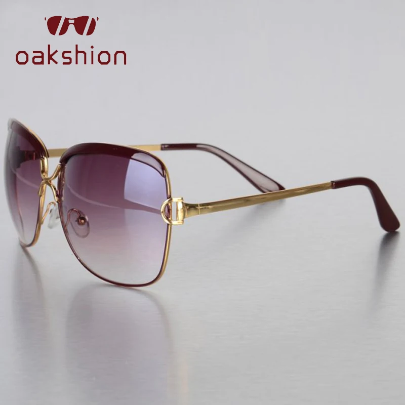 Oakshion Элитный бренд солнцезащитные очки с квадратными линзами Для женщин Винтаж