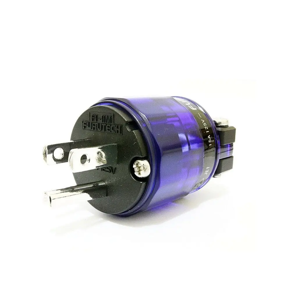 HIFI FURUTECH Power plug Rhodium MATIHUR hi end FI-11M-N1 + FI-11-N1 (R) AC US IEC 15A/125V/ | Электроника