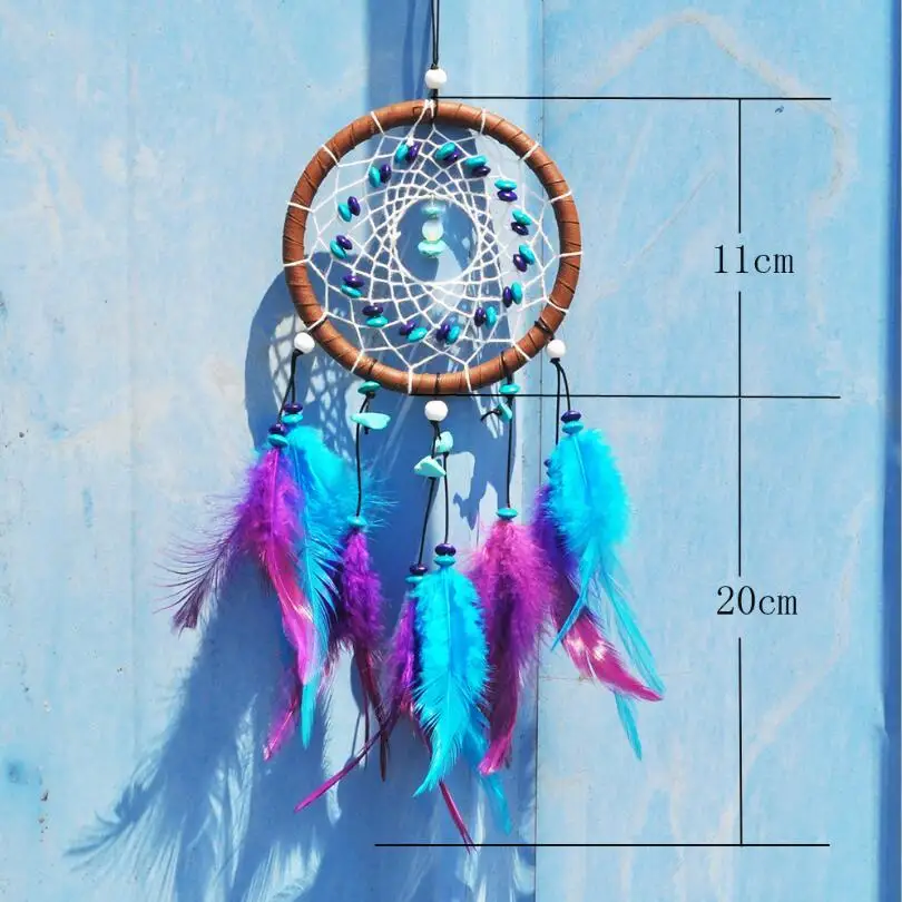 

Turquoise Dream Catcher Handmade Crafts Pendant Graduation Gifts Garden Decoration Home Furnishing Decoracion Habitacion