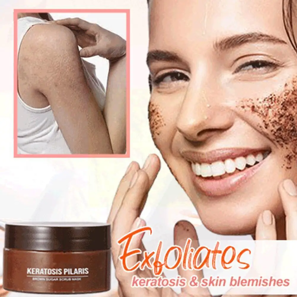 

Brown Sugar Body Scrub Exfoliating Whitening Scrub Cream Sea Brightening Visage Peeling Salt F5K2