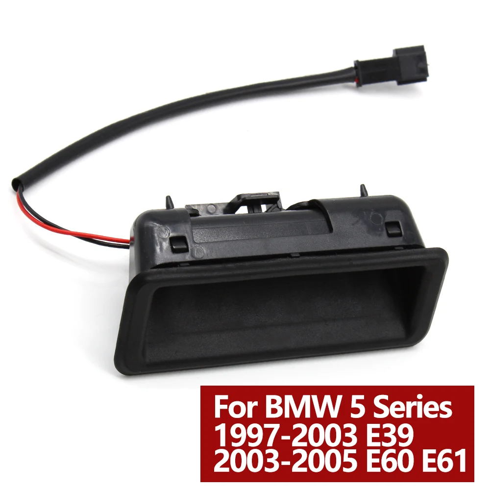 Car Boot Rear Trunk Cover Opening Switch Handle Replacement For BMW 5 Series  E39 E60 E61 1997-2005 51248168035