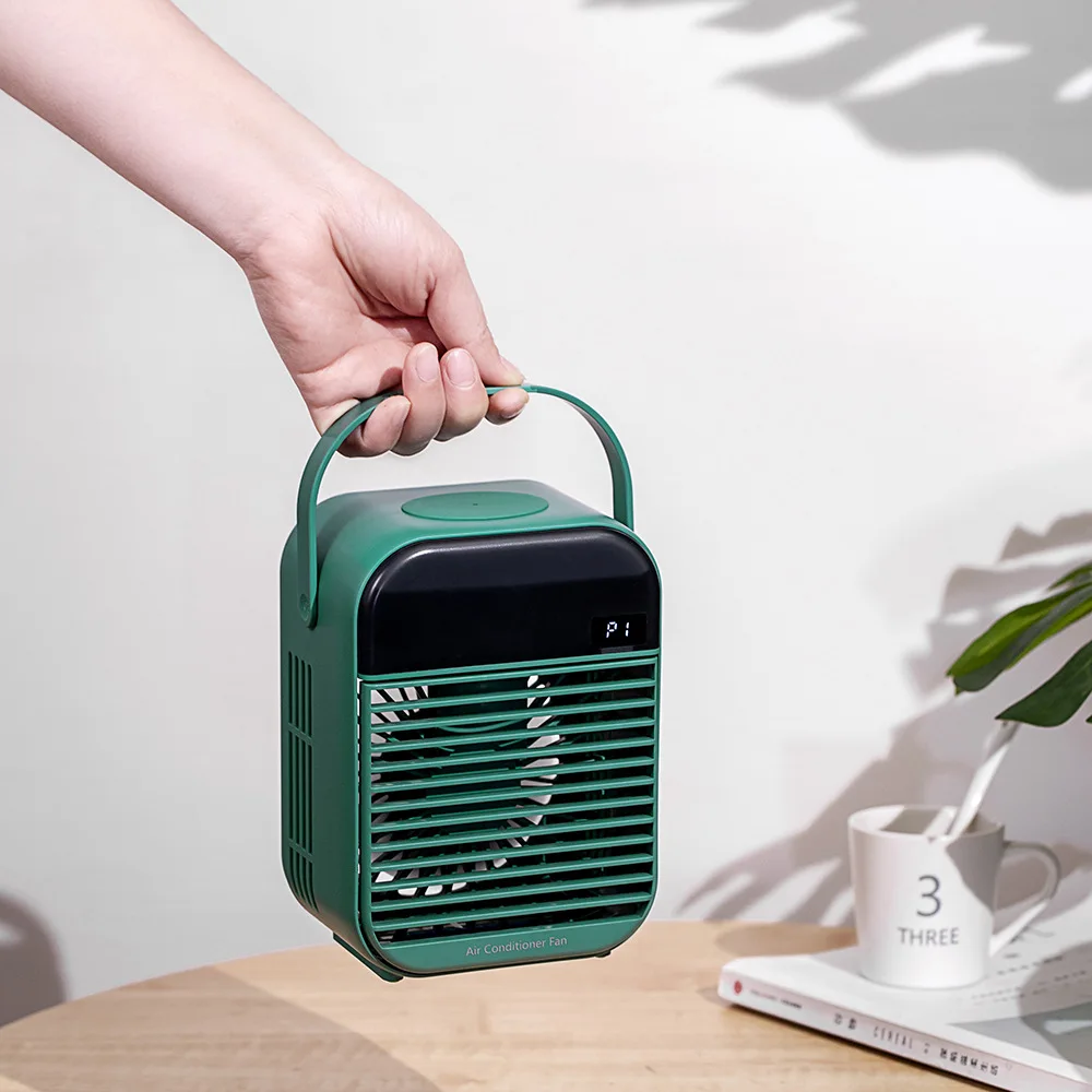 Preço Homdd Novo Ventilador De Refrigeração Portátil Condicionador De Ar Mini Usb Recarregável Ventilador Pequeno Aparelho Doméstico Reabastecimento De água Ventilador De Refrigeração