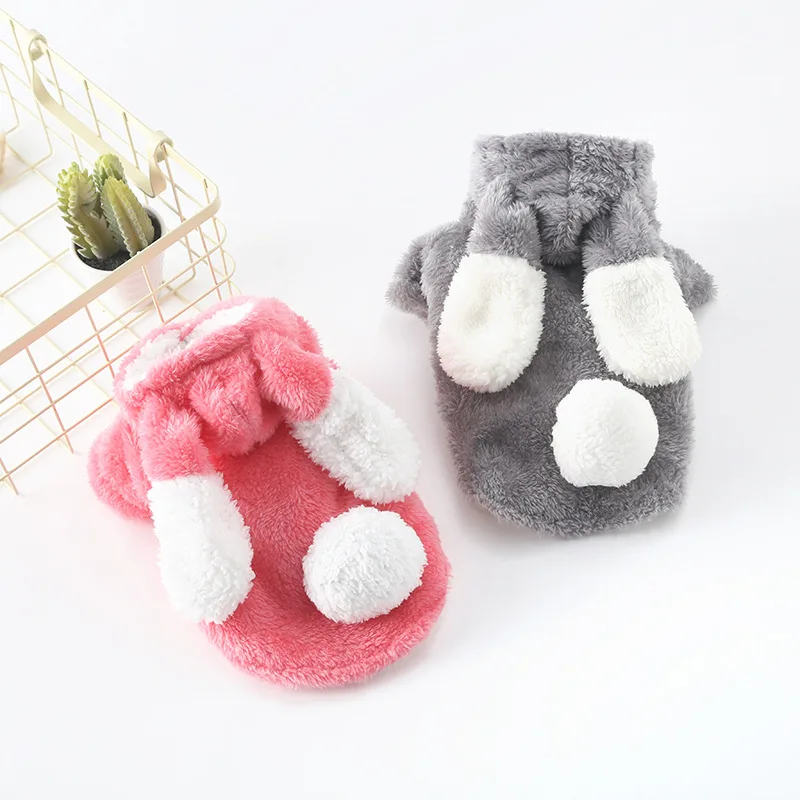 Одежда для собак осенне зимнее пальто маленьких кошек с капюшоном куртка щенков